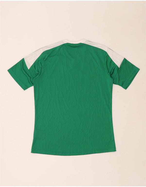 T-shirt ADIDAS da bambino Climacool 13-14 anni XL verde a blocchi di colore