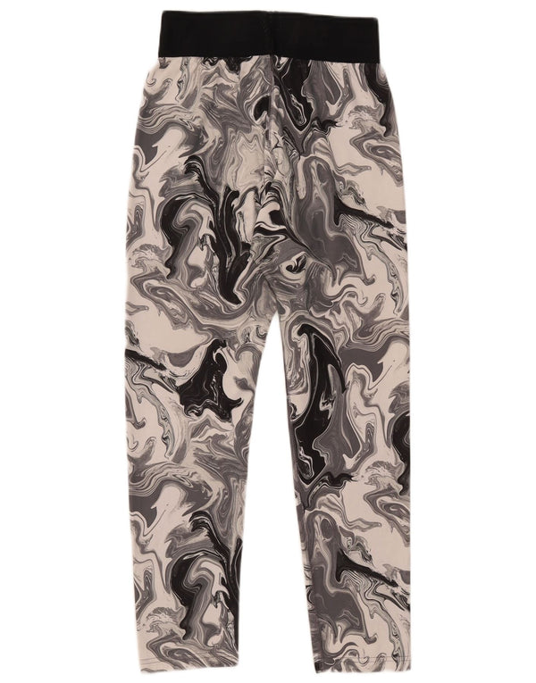Leggings Nike da donna con motivo astratto UK 12 cotone grigio medio