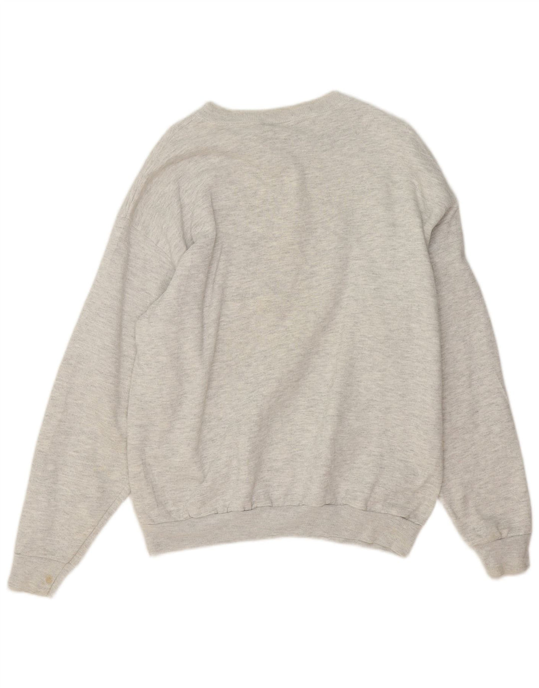 Felpa grafica da uomo Lee, maglione grande, cotone chiazzato grigio