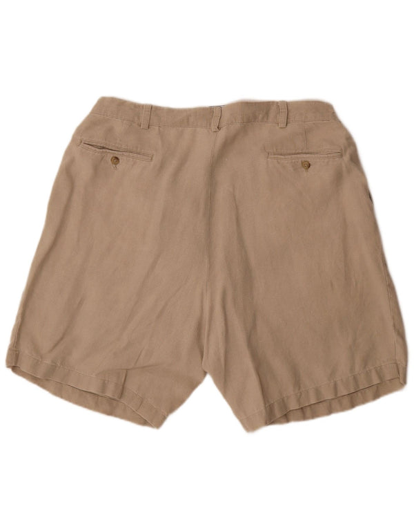 Pantaloncini chino con pegged da uomo Polo Ralph Lauren W38 XL Lino beige