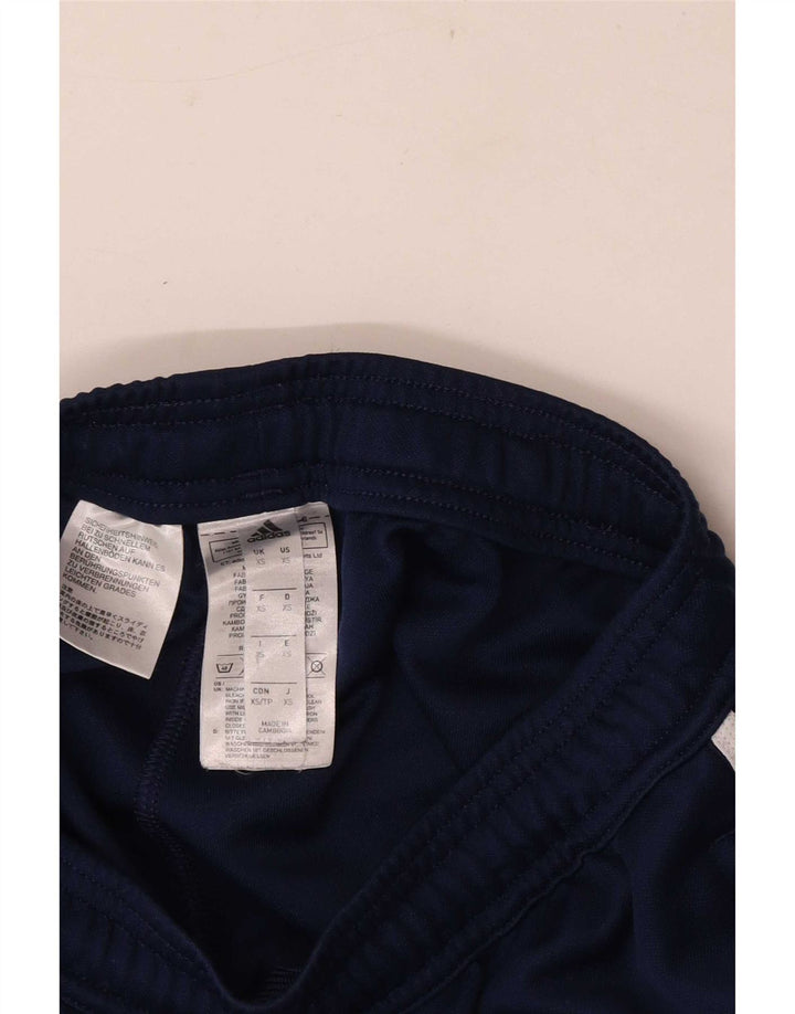 Pantaloni da tuta Adidas Aeroready da uomo XS in poliestere blu navy