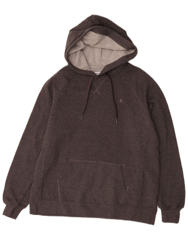 Felpa con cappuccio da uomo Champion XL in cotone grigio