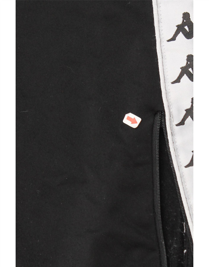 Pantaloni da tuta con grafica Kappa da uomo Joggers Medium Black Colourblock