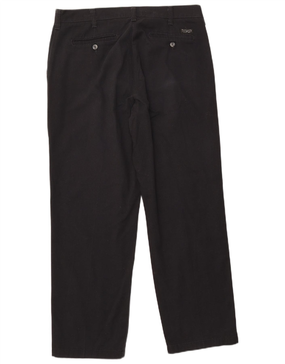 Pantaloni chino dritti da uomo LEE W34 L30 in cotone nero