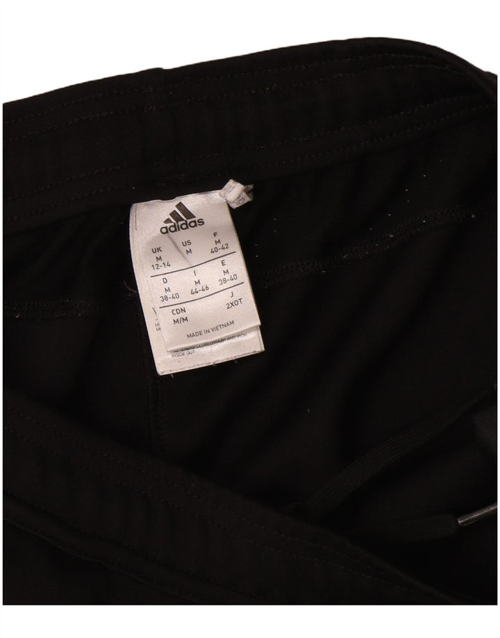 Pantaloni da tuta da donna Adidas UK 12/14 Medium Nero Poliestere