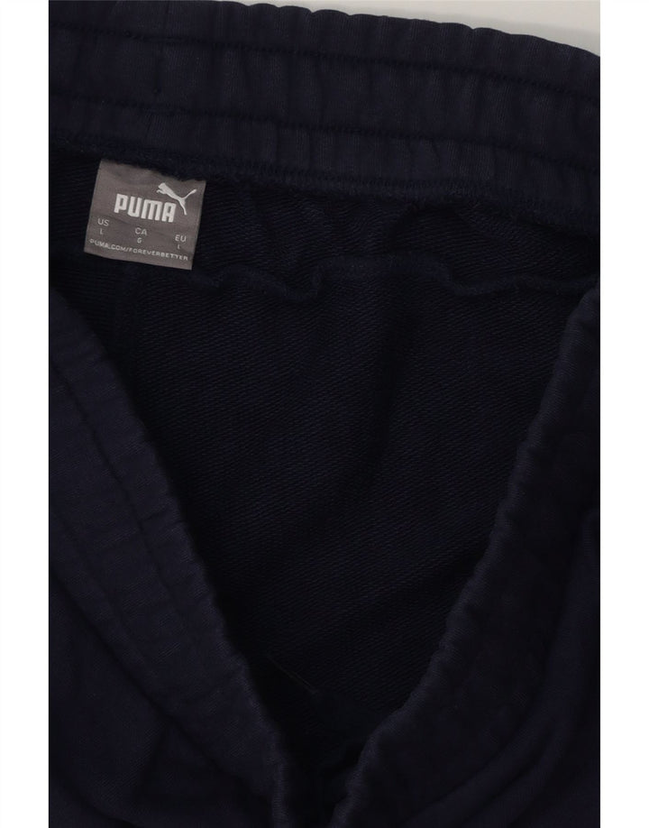 Pantaloncini sportivi grafici PUMA da uomo grandi blu navy