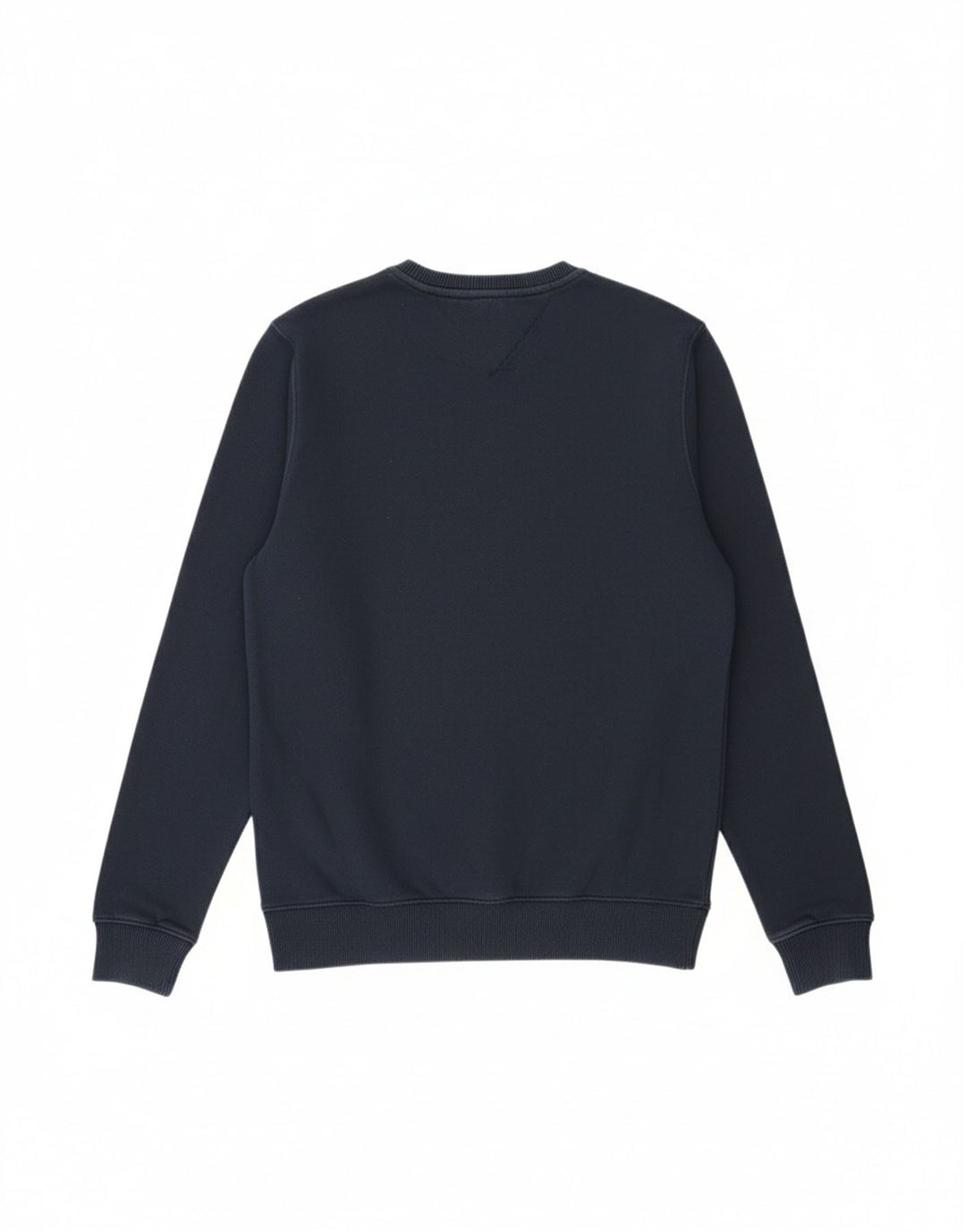 TOMMY HILFIGER Mens Graphic Sweatshirt Jumper Small Navy Blue Cotton