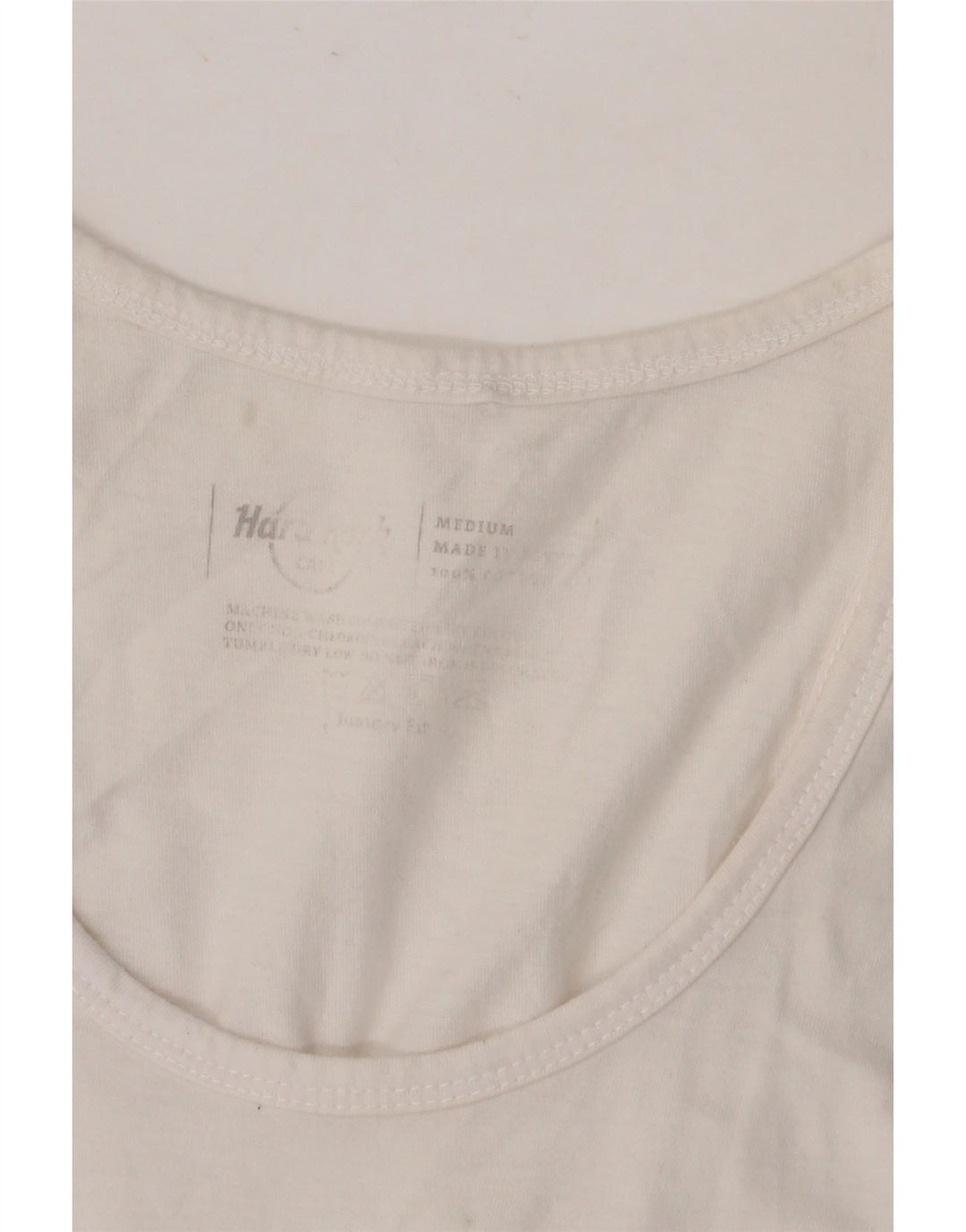 HARD ROCK CAFE Canotta grafica da donna Istanbul UK 12 Cotone bianco medio