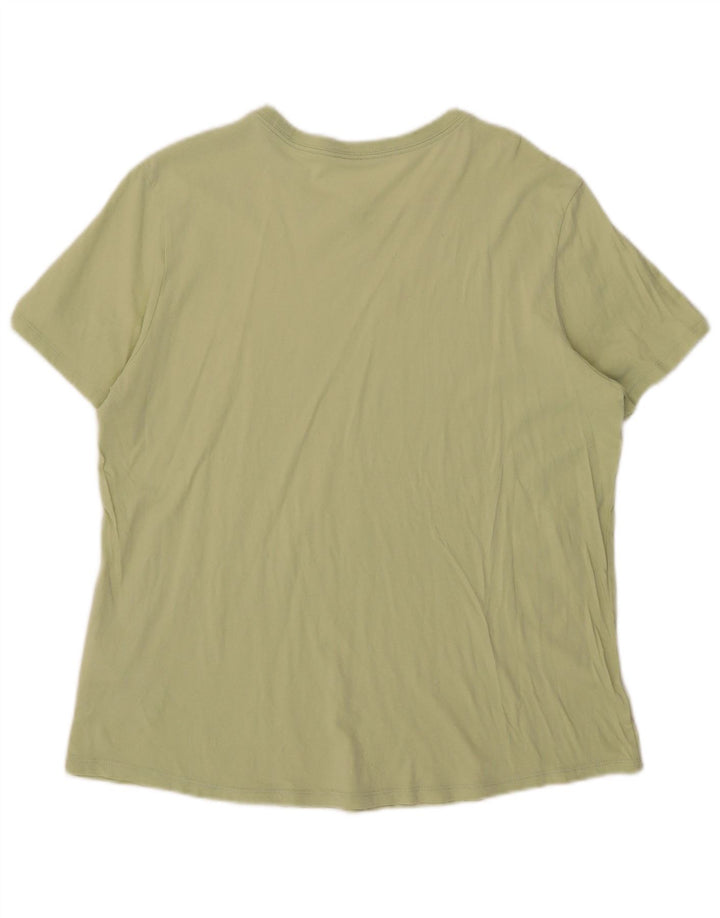 T-shirt grafica da uomo Nike Top grande in cotone verde