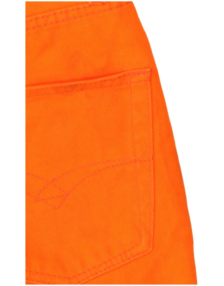 Pantaloncini casual da uomo Replay W36 Large in cotone arancione