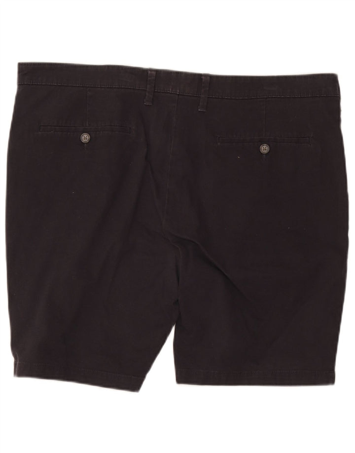 Pantaloncini chino da uomo Marks & Spencer W40 XL cotone nero