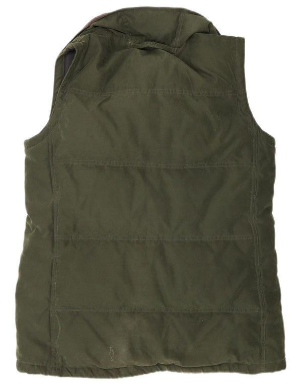 Gilet imbottito da donna Musto UK 12 poliestere verde medio