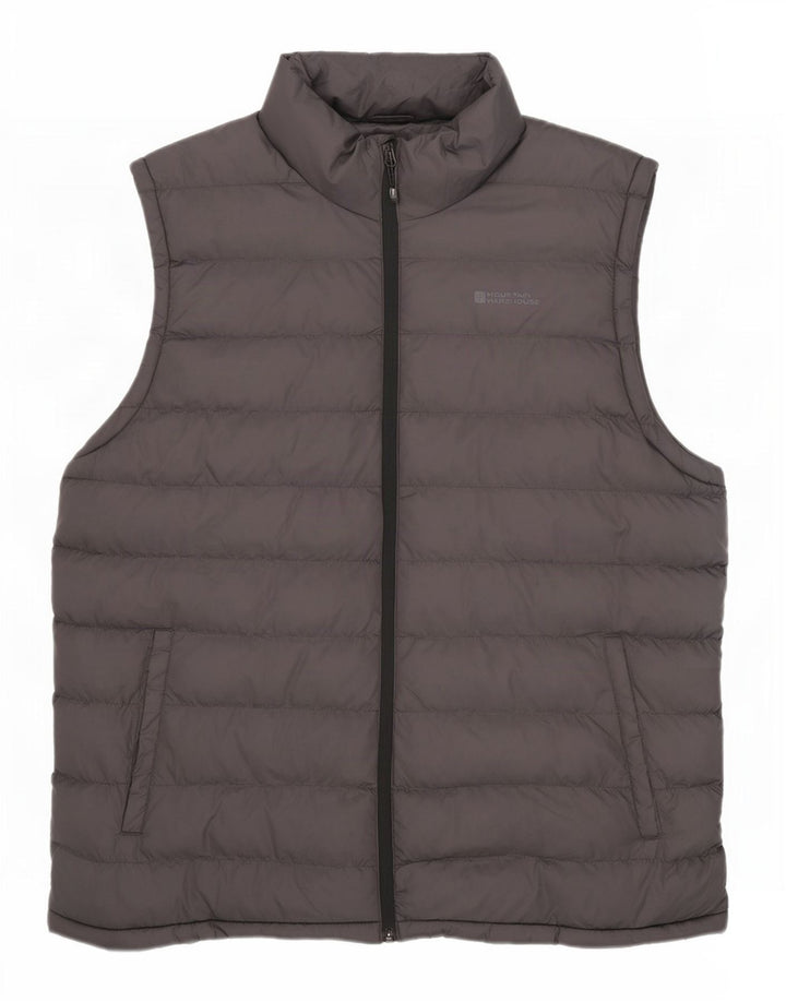 Gilet imbottito da uomo Mountain Warehouse UK 44 2XL Poliammide grigio