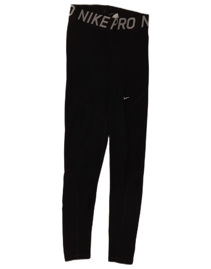 Leggings Nike da donna piccoli in poliestere nero