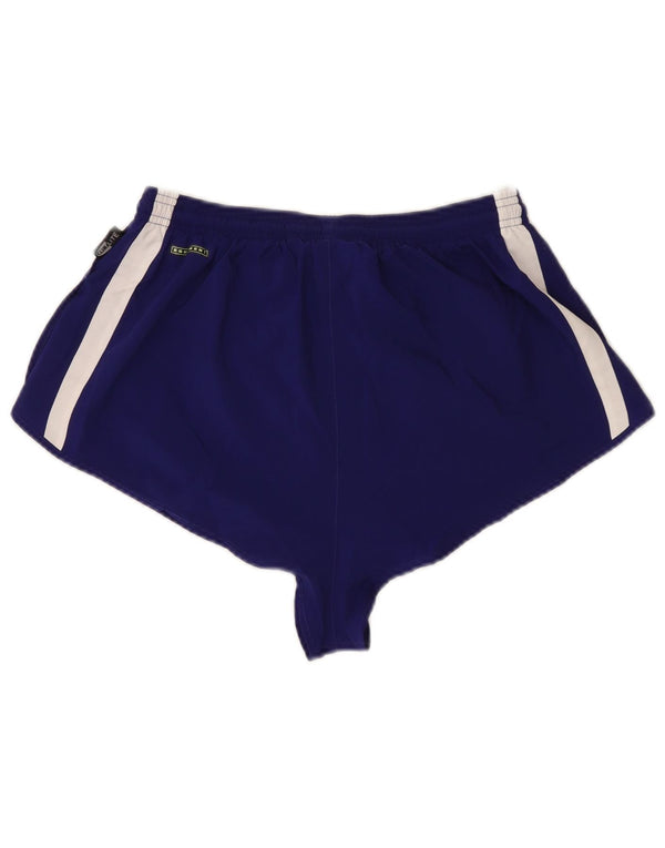 Pantaloncini sportivi Adidas Climalite da donna UK 12 Medium Purple Colourblock