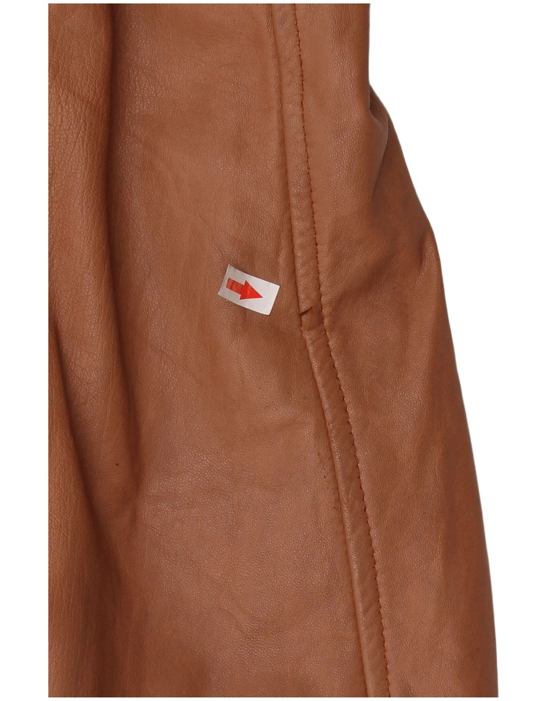 Giacca in shearling oversize da donna vintage UK 16 grande marrone