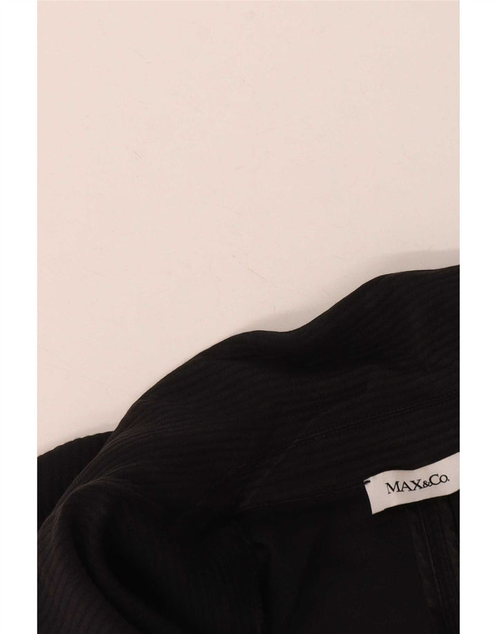 Giacca blazer da donna a 1 bottone Max & Co. UK 12 media nera