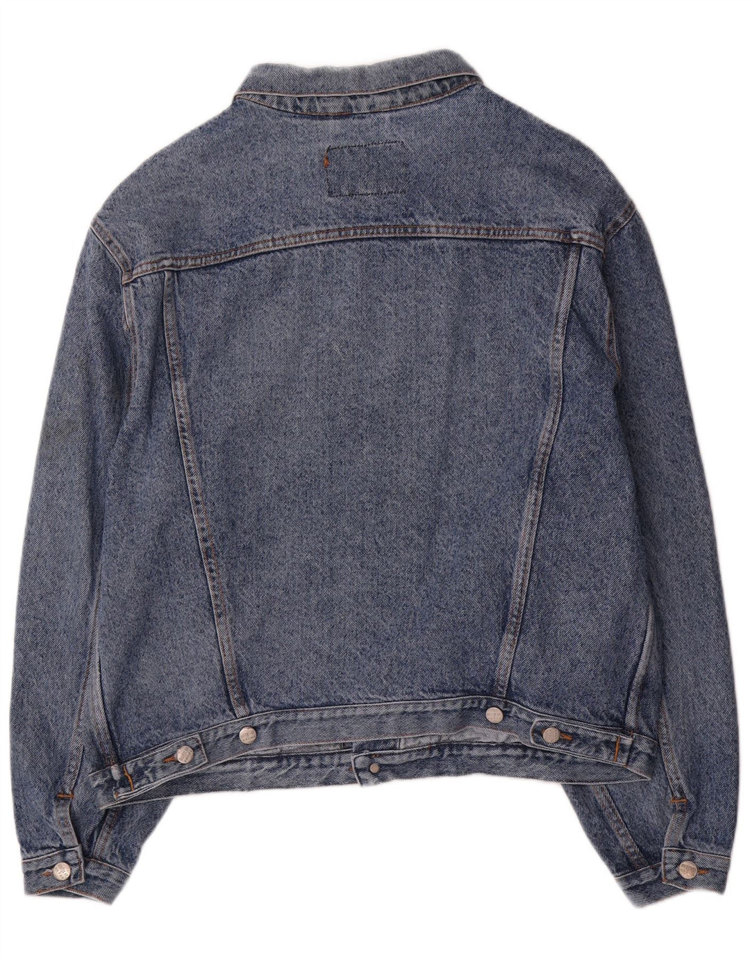 Giacca di jeans vintage da uomo UK 42 XL in cotone blu