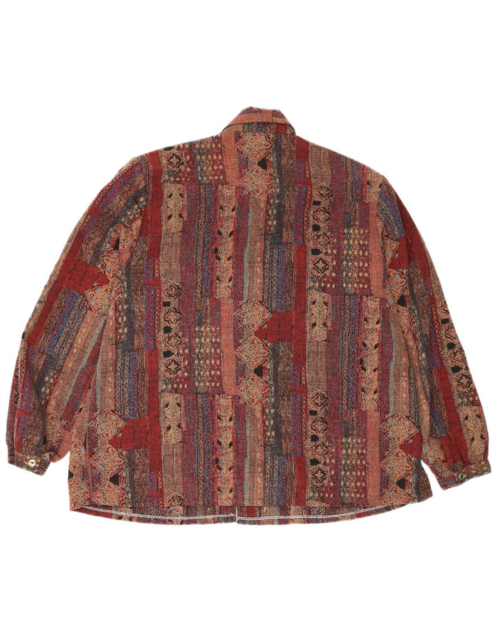 Camicia da donna Tak UK 20 2XL Patchwork marrone