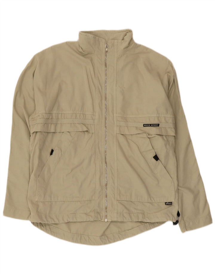 Giacca antipioggia da uomo Asics UK 38 Cotone beige medio