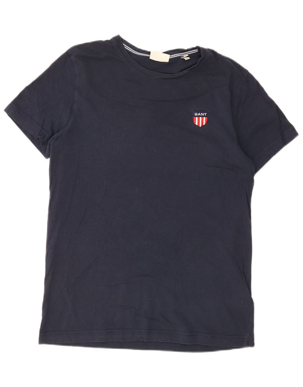 GANT T-shirt da uomo Top medio in cotone blu navy