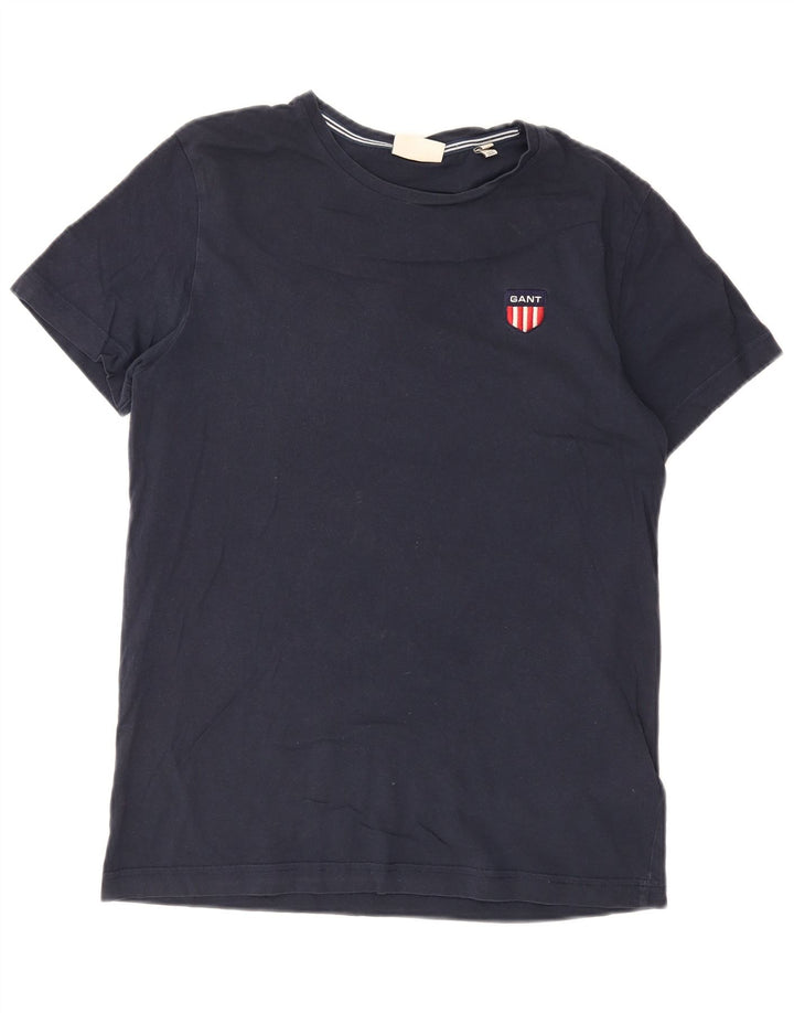 GANT T-shirt da uomo Top medio in cotone blu navy