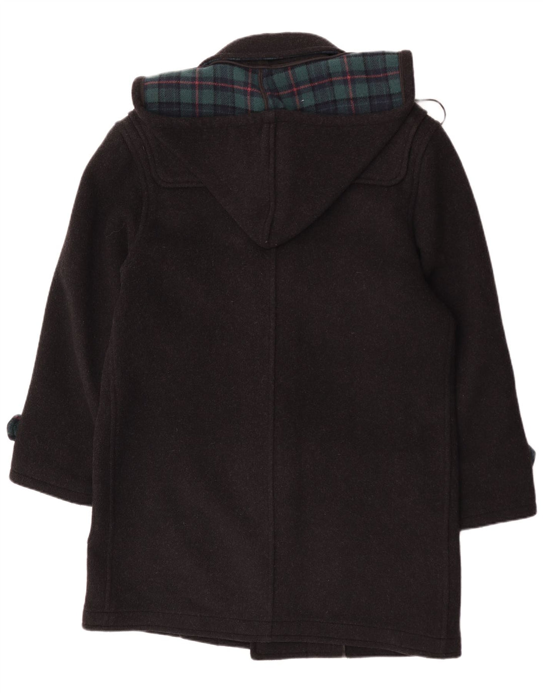 Montgomery con cappuccio da uomo Pierre Cardin IT 48 Lana a quadri nera media