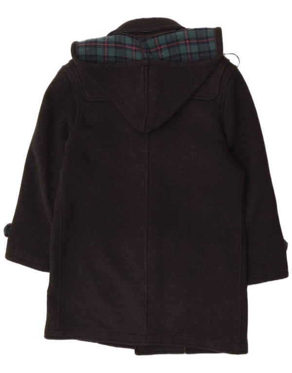 Montgomery con cappuccio da uomo Pierre Cardin IT 48 Lana a quadri nera media