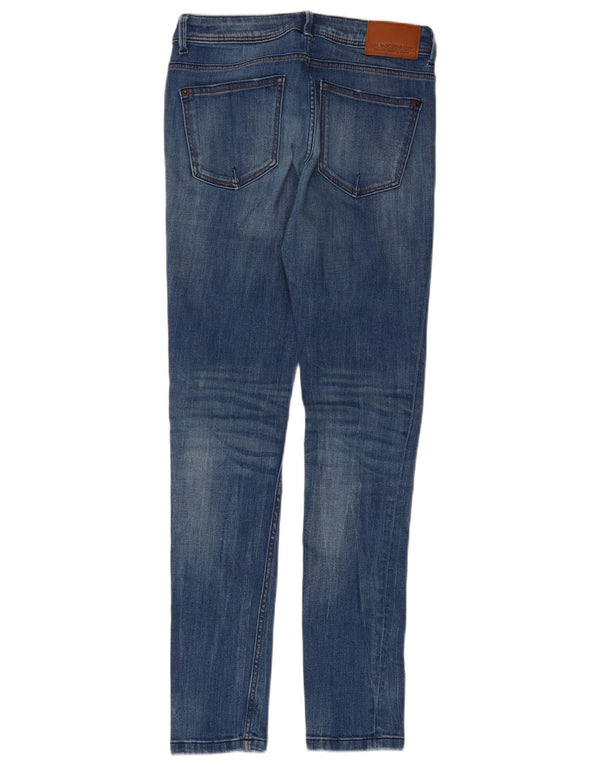 Zara Womens Mid Rise Skinny Jeans EU 36 XS W26 L29 Blue