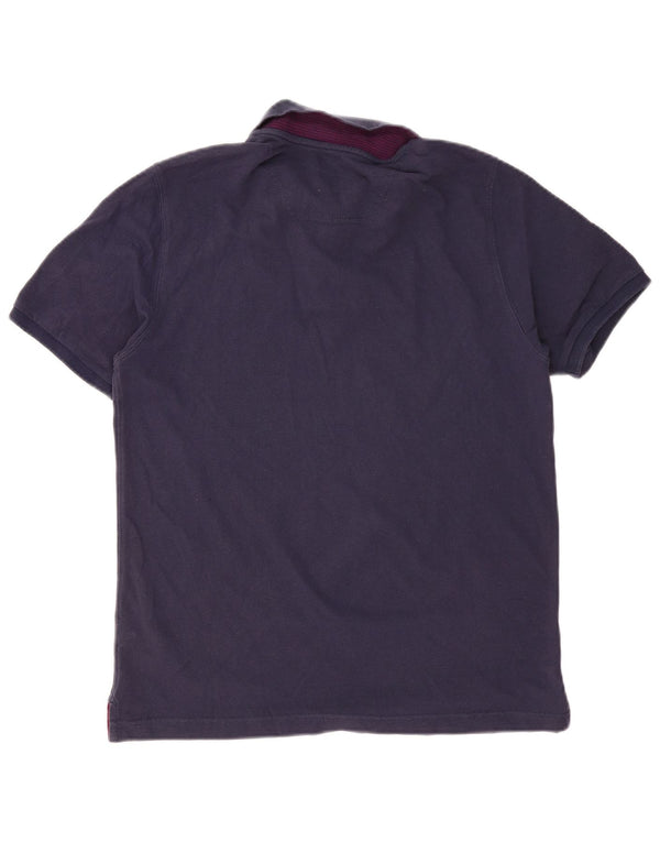 JOULES Polo da uomo vestibilità classica in cotone blu navy medio