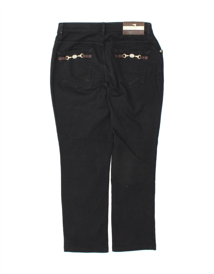 TRUSSARDI Womens Slim Cropped Jeans W28 L25 Black Cotton Vintage Trussardi and Second-Hand Trussardi from Messina Hembry 