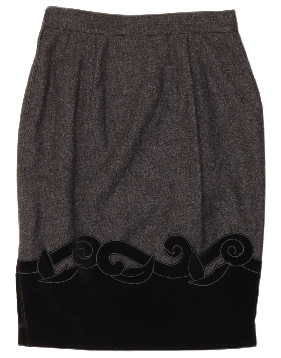 Gonna a tubino da donna BLUMODE IT 44 media W28 grigio color block