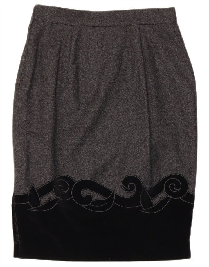 Gonna a tubino da donna BLUMODE IT 44 media W28 grigio color block