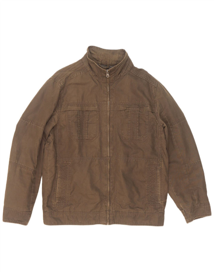 Giacca utility da uomo John Rocha UK 38 cotone kaki medio
