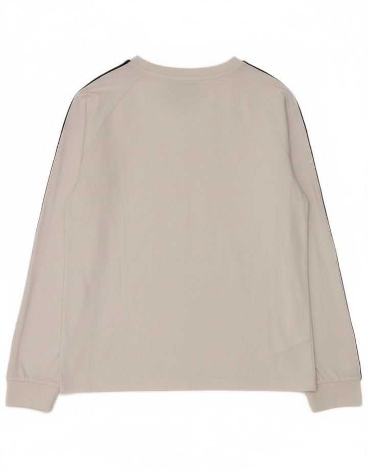 Maglia Adidas Ragazzo Manica Lunga 12-13 Anni Cotone Bianco