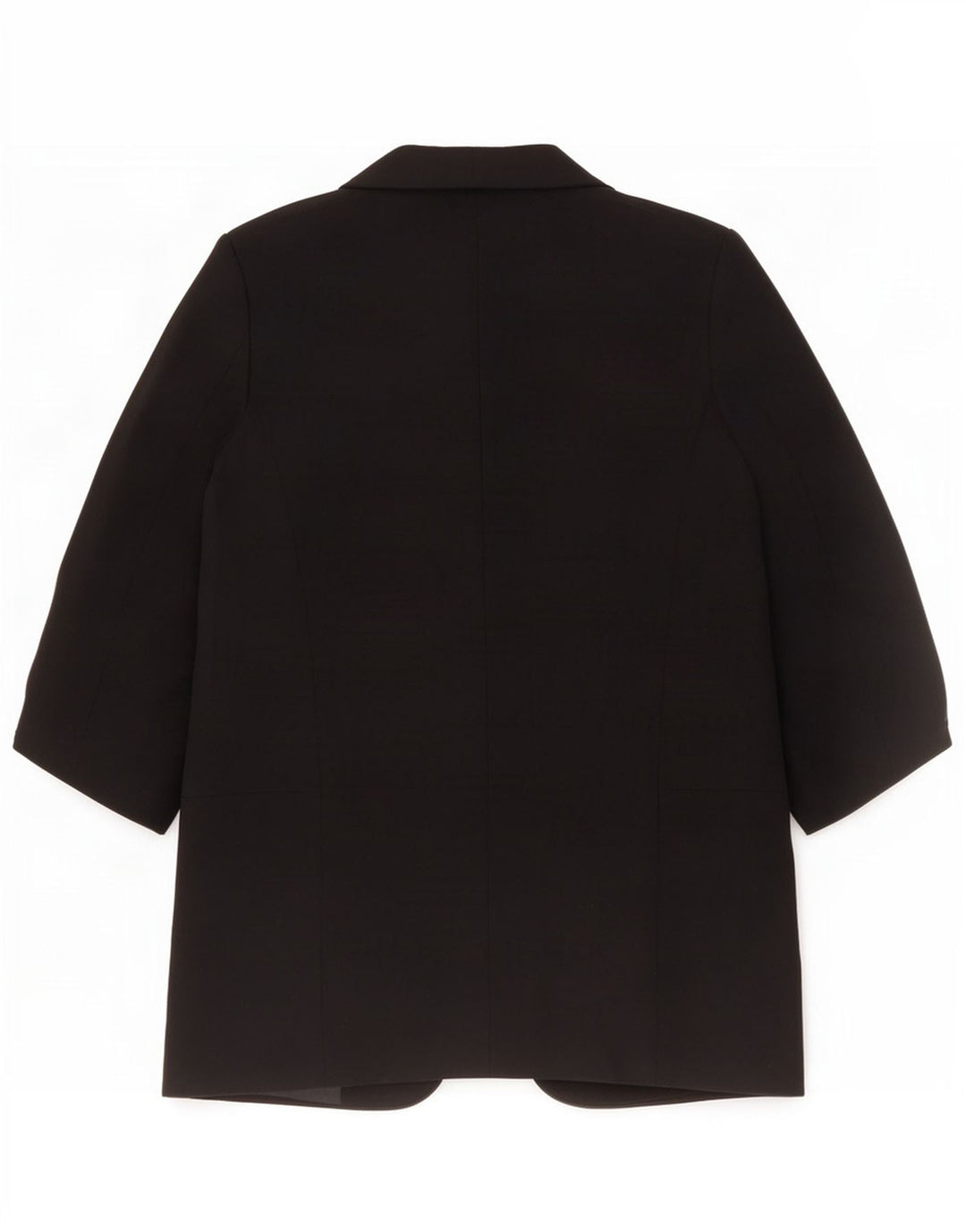 Giacca blazer aperta da donna con maniche a 3/4 Zara UK 10 piccola in poliestere nero