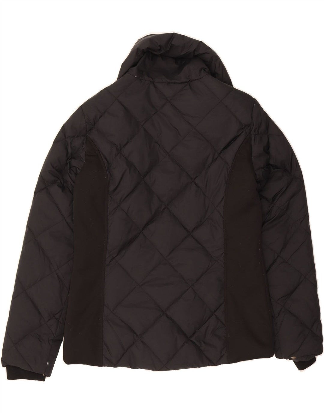 ELLESSE Womens Padded Jacket UK 16 Large Black Nylon Vintage Ellesse and Second-Hand Ellesse from Messina Hembry 