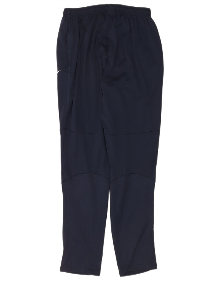 Pantaloni da tuta grafica Nike Dri Fit da uomo in poliestere medio blu navy