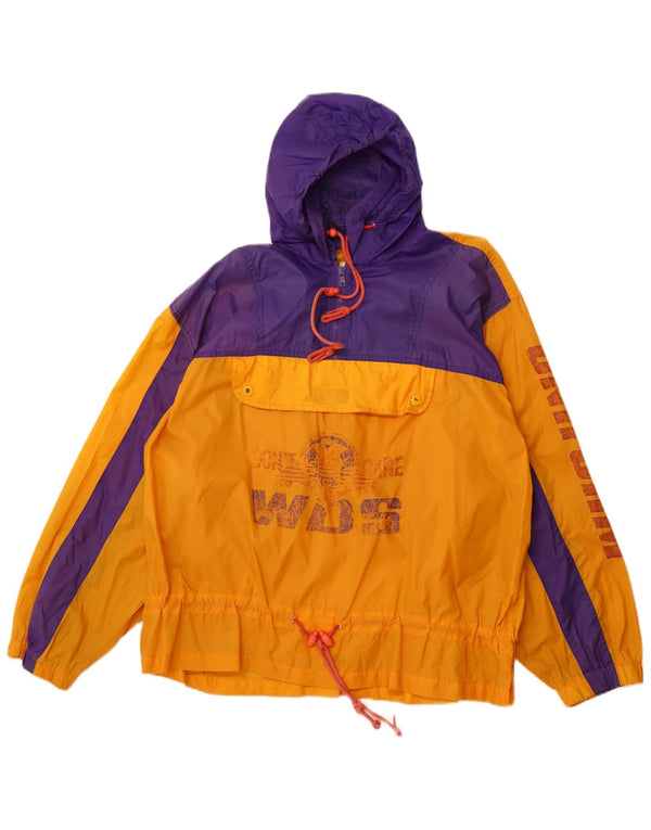 UNIFORM Giacca antipioggia pullover ampia da uomo UK 38 Arancione medio