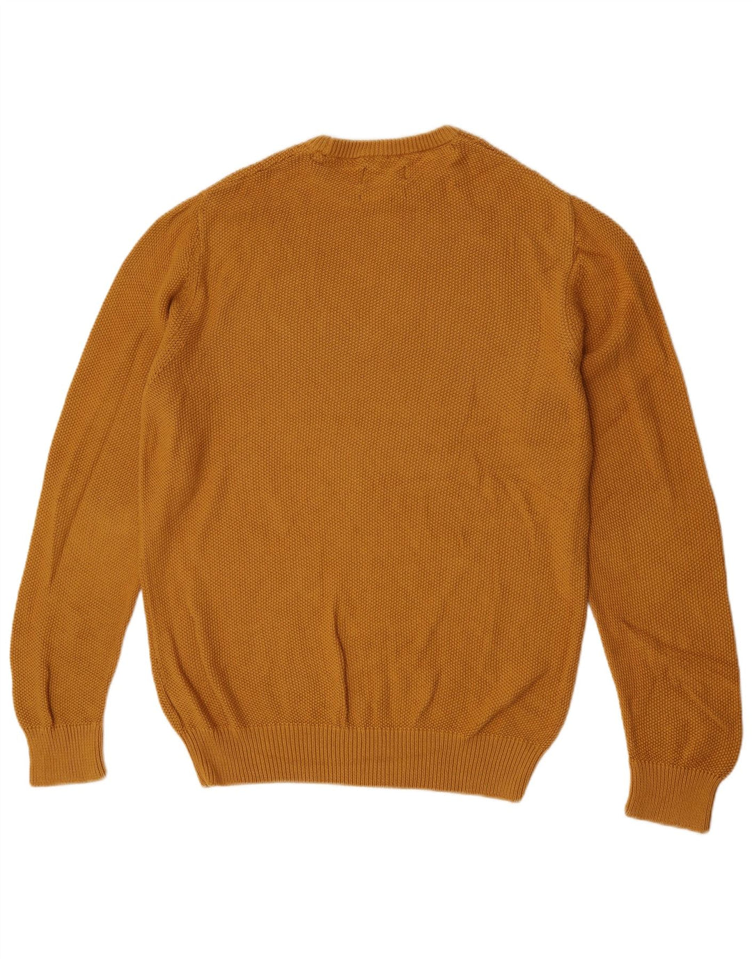 Maglione maglione girocollo vestibilità regolare da uomo Marks & Spencer giallo medio