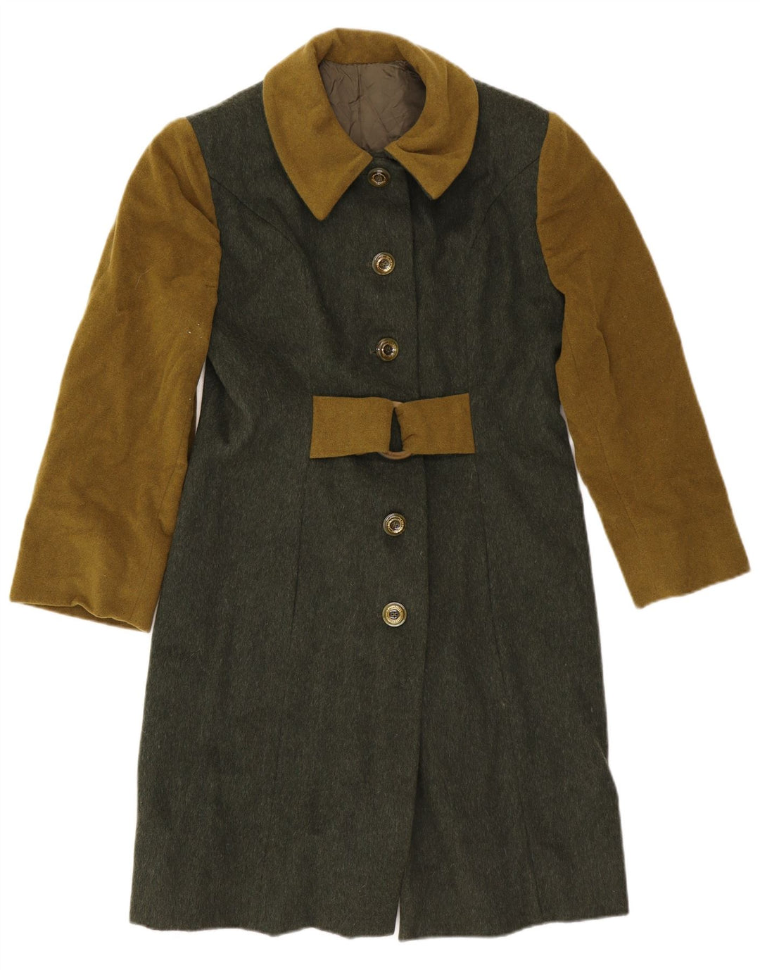 Soprabito vintage da donna UK 10 piccolo color verde