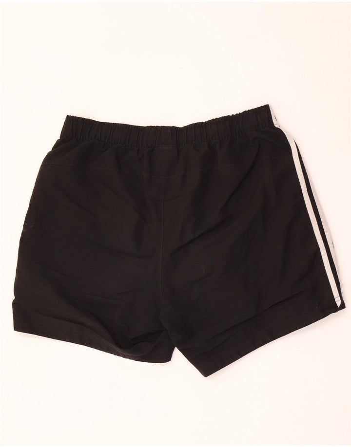 Pantaloncini sportivi Adidas Climalite da uomo grandi in poliestere nero