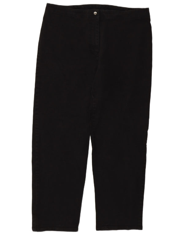 Ralph Lauren Womens Tapered Jeans US 18 2XL W39 L29 Black Cotton