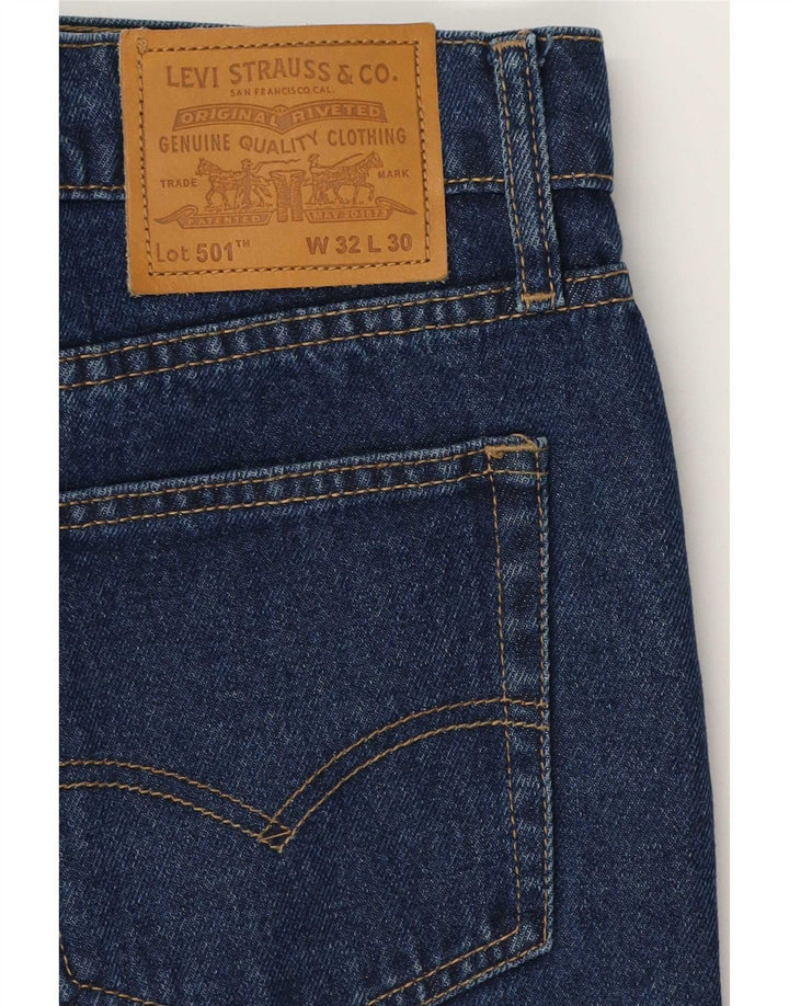Levi's Uomo 501 Jeans dritti W32 L30 Cotone Blu