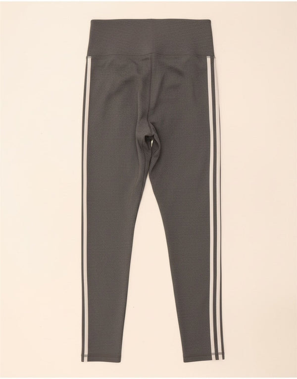 Leggings Adidas Climalite da donna UK 12/14 Poliestere grigio medio