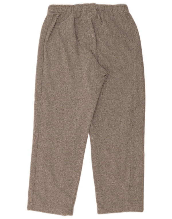 Pantaloni da tuta Adidas Climalite da uomo in cotone grigio medio