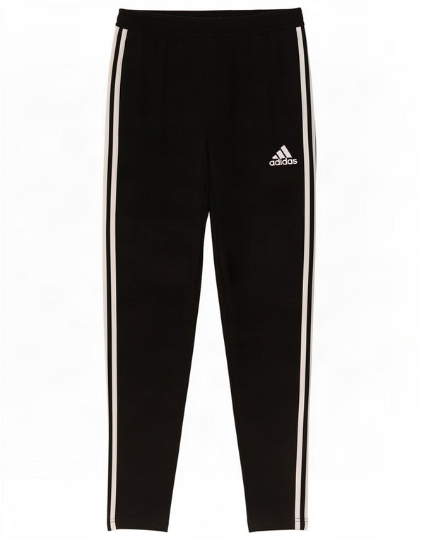 Pantaloni da tuta da uomo Adidas Small neri in poliestere sportivo