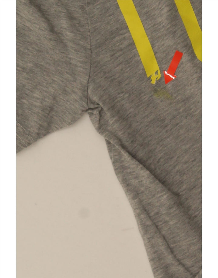 T-shirt grafica per ragazzi Dsquared2 Top 11-12 anni in cotone chiazzato grigio