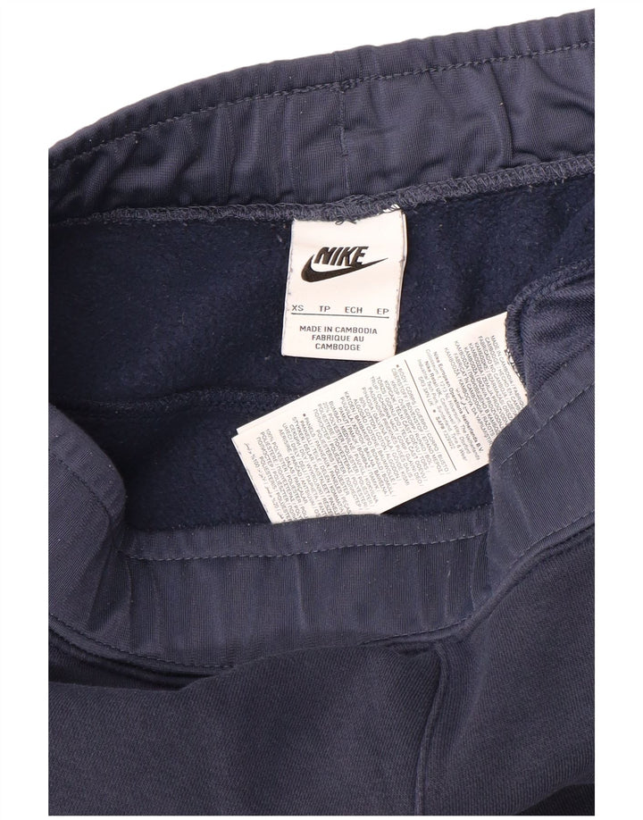 NIKE Pantaloni da tuta da uomo Joggers XS Blu navy in cotone color block