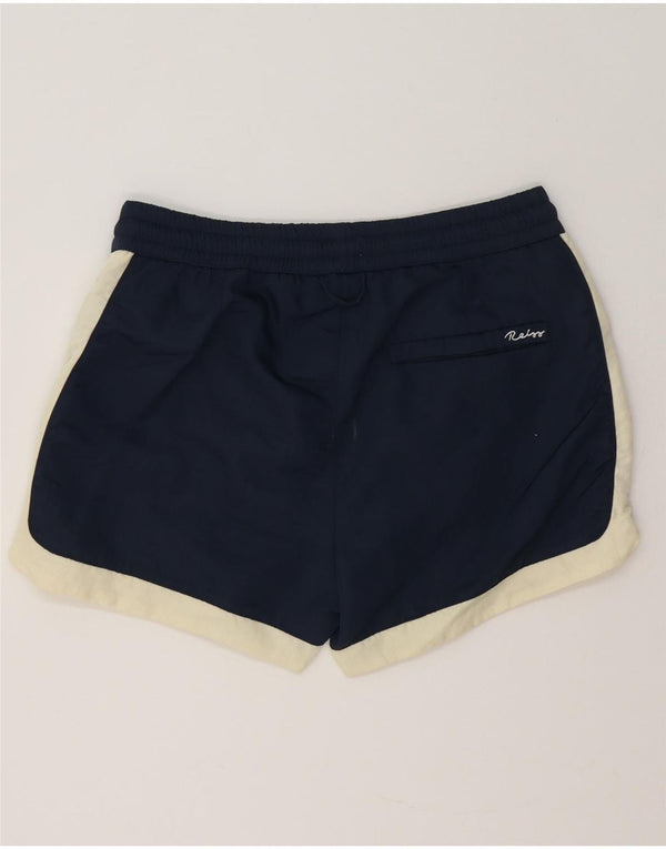 Pantaloncini sportivi da donna Reiss UK 4 XS blu navy color block in poliammide